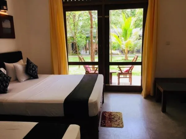 Hotelzimmer mit Terasse